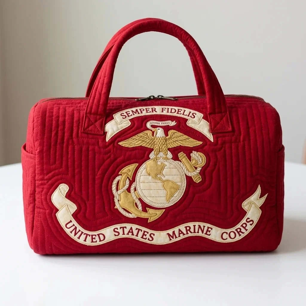 100% Handmade Marine Corps Bag(๐๐ข๐๐ก๐๐๐ฅ ๐๐๐ง๐ญ ๐๐๐ง๐๐ฆ๐๐๐ยฎ)