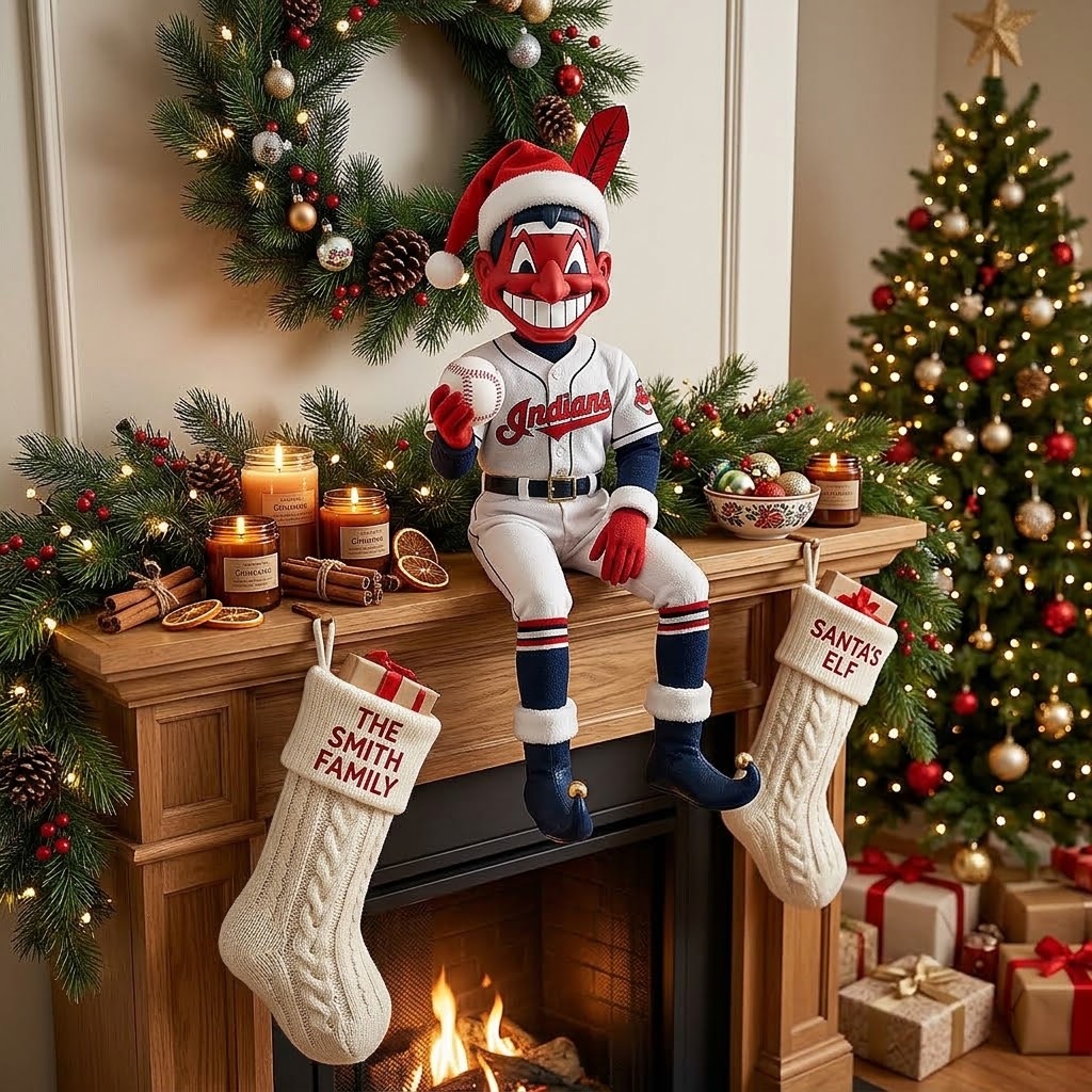 Chief Wahoo Elf on the Shelf