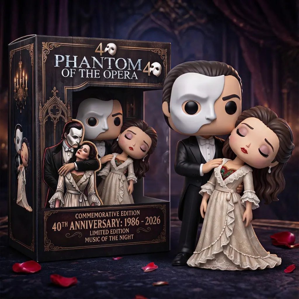 The Phantom of the Opera 40th Anniversary Vinyl Collectible Figurine Set