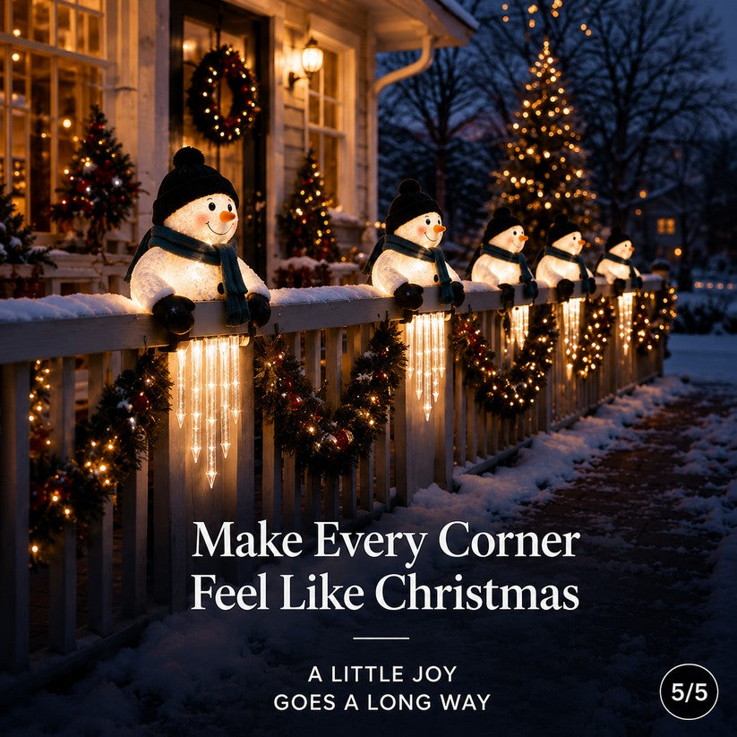 đĽ Today 49% OFF - WinterGlow Snowman Icicle Light Decor