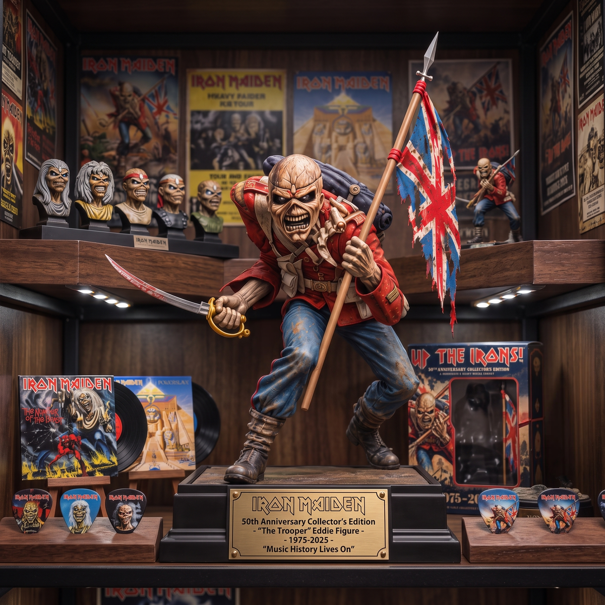 Iron Maiden 50th Anniversary Eddie Collector's Figure