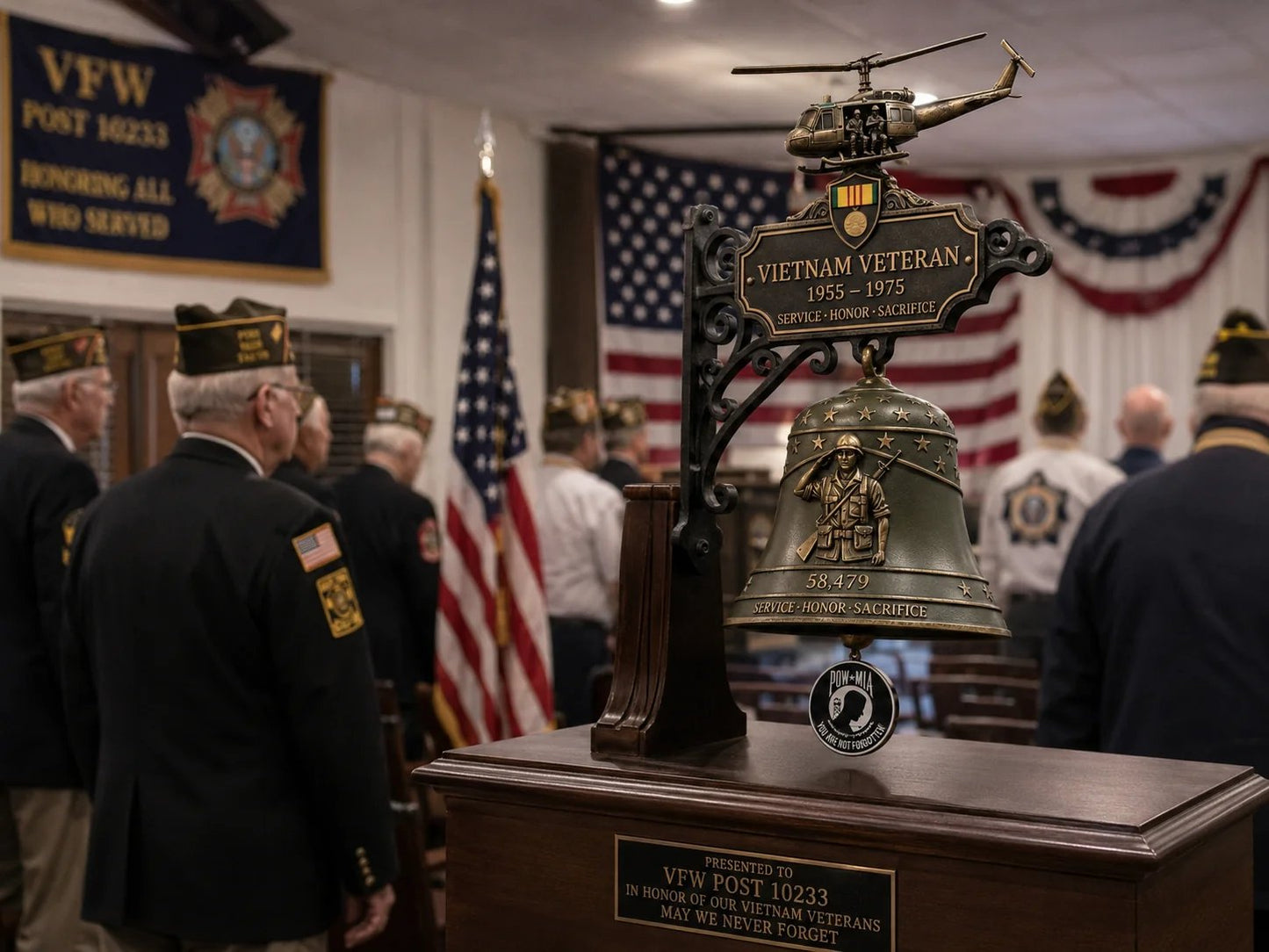 🔔 Last Day Promo: 50% OFF - Veteran Tribute Wall Bell