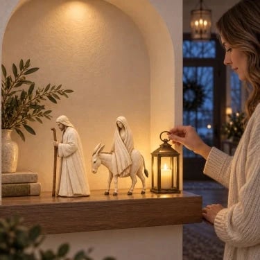 ๐ถ ๐ Journey to Bethlehem Nativity Figurine Set