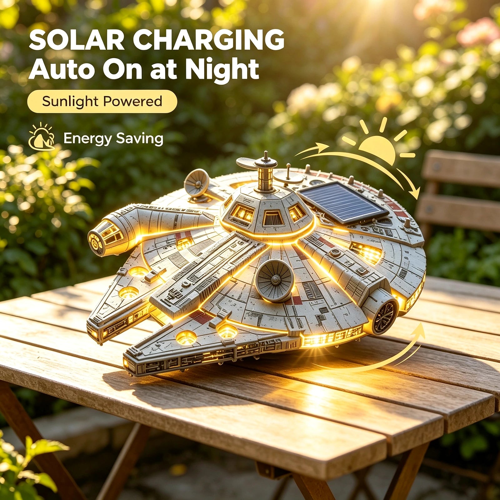 Solar charging garden light