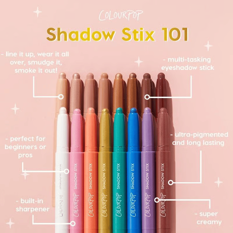 Shadow Stix – Creamy, Pigmented Long-Wearing Eyeshadow Stick ✨