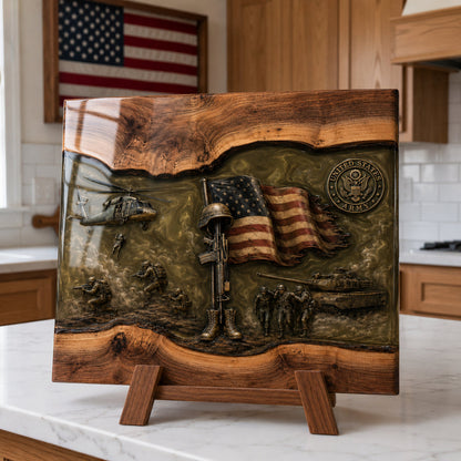 Handcrafted Veteran Memorial Display Boards(Ryan Handmade®) - Only 11 Left