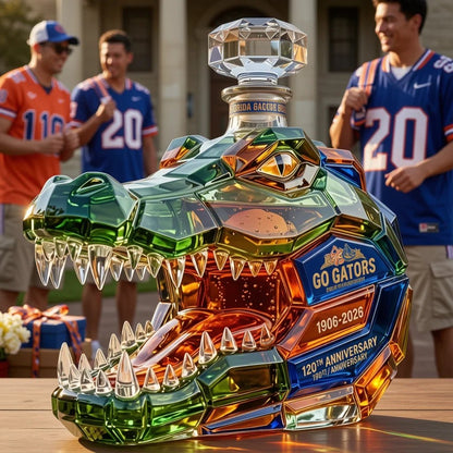 🐊 120th Anniversary Alligator Decanter – Bold Gator Spirit Meets Timeless Craftsmanship | Collector’s Edition 🐊✨
