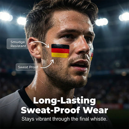 🏆 Last Day 50% OFF 🎉National Flag Face Paint Stick for Sports Fans! ⚽