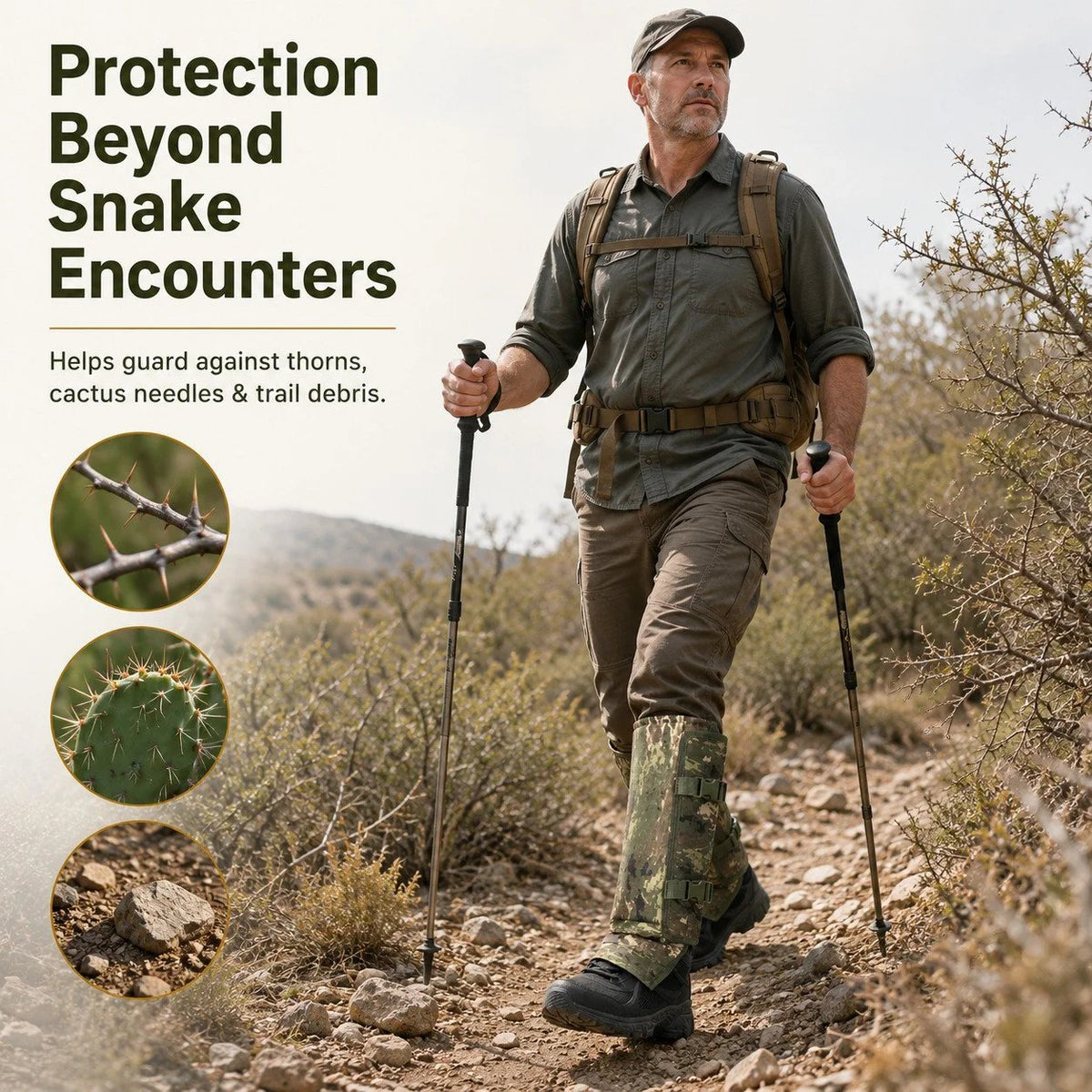 Snake Bite Protection Leg Gaiters