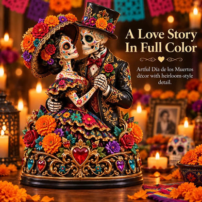 💀Day of the Dead Catrina Figurines – 3 Colorful Character Styles