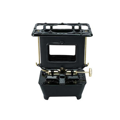 Portable Cast Iron Camping Cooker Stove – Outdoor Cooking Stove with Mica Viewing Windows