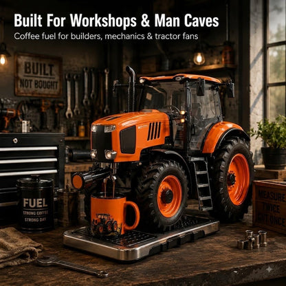 🚜☕ Coffee Machine Tractor – The Coffee Maker with More Horsepower