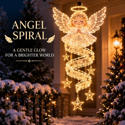 ⏳ Last Day 49% OFF – 🎄Christmas Magic Spiral™ Hanging LED Light Collection – 9 Festive Designs ✨ | Suspended Glowing Characters with Spiral Lights & Hanging Details for Porches, Windows, Entryways & Holiday Displays