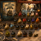 ⚓Pirate Ship Legends Advent Calendar 2026 – 24 Days of High Seas Adventure, Collector-Grade Miniature Ships, Acrylic Charms Blind Box