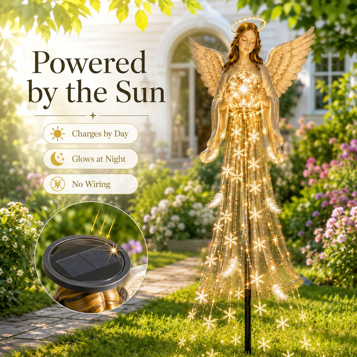🔥Buy 2 Get 20% OFF🔥✨ Solar Angel Remembrance Garden Light👼