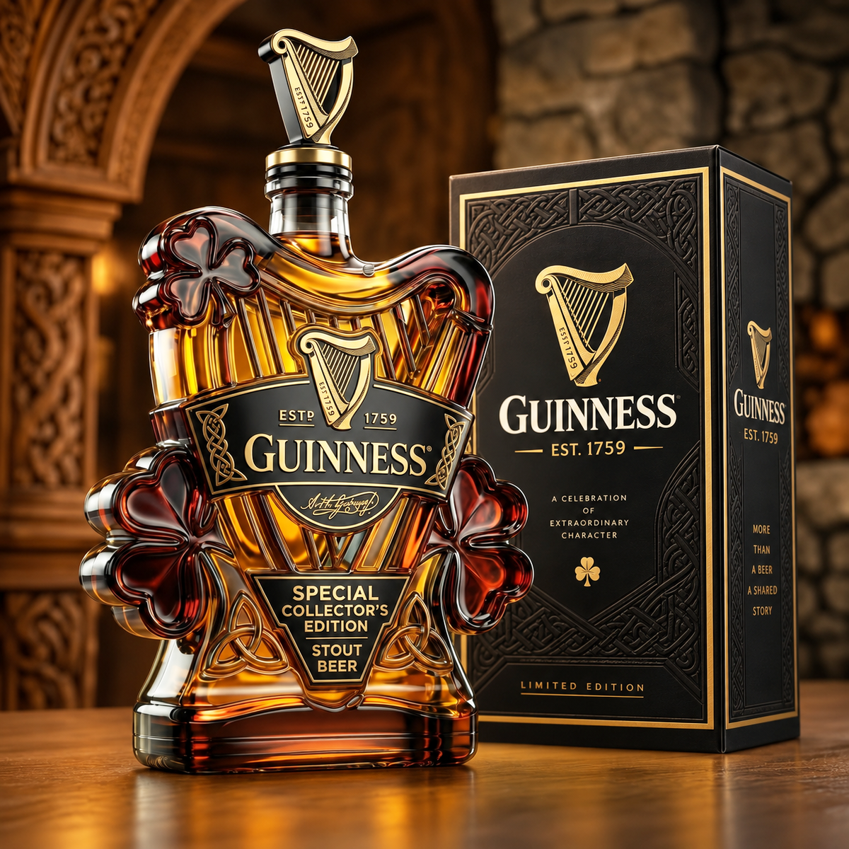 Guinness Est.1759 Heritage Commemorative Beer Bottle