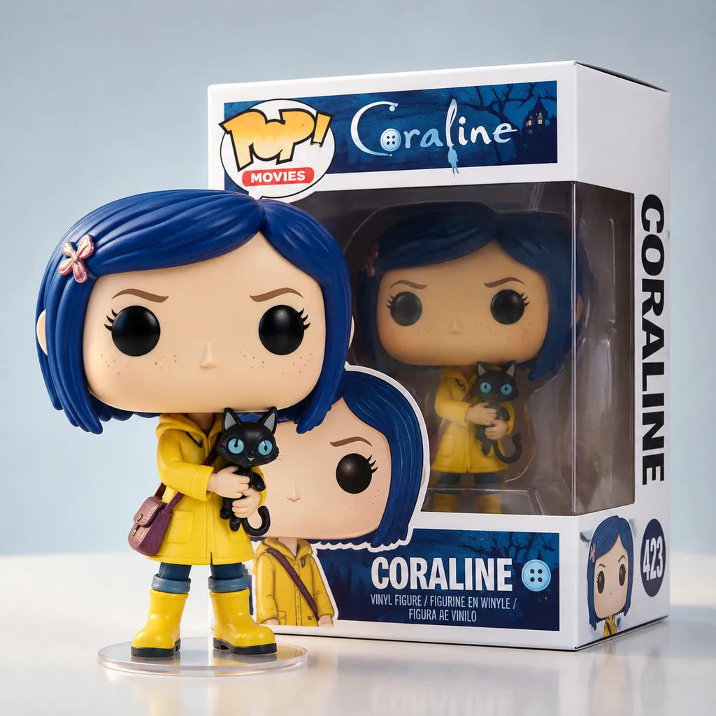 Movies Coraline with Cat Vinyl Figure
