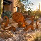 🔥Last Day 50% OFF🔥- 🐙Rust Patina Giant Squid Garden Sculpture