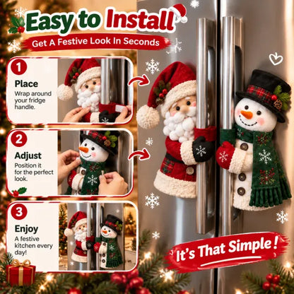 ✨ Jolly Grip – Holiday Refrigerator Handle Covers ✨