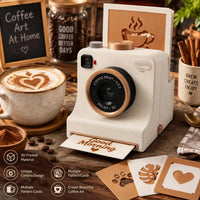 🤍 White Camera Set (4 Cards)