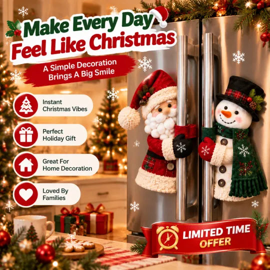 ✨ Jolly Grip – Holiday Refrigerator Handle Covers ✨