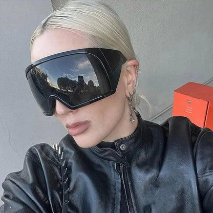 Hot Sale🕶️ Futuristic Wrap-Around Y2K Sunglasses