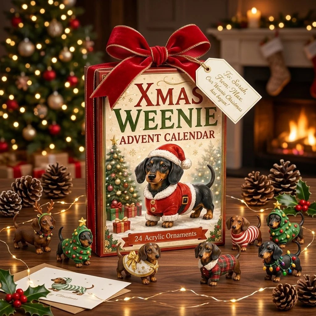 🎄 2026 Christmas Dachshund Advent Calendar