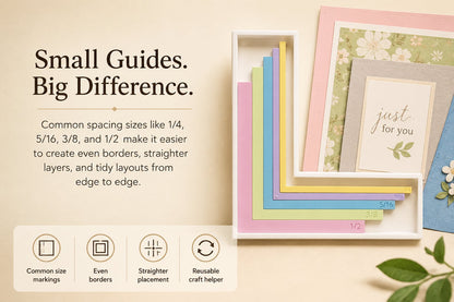 🎁 Last Day 47% OFF - Card Making Alignment Guides Set | Create Perfectly Aligned Handmade Cards Without Guesswork or Crooked Corners ✨