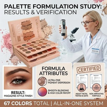 📚 5-TIER “BOOK-STYLE” ALL-IN-ONE MAKEUP PALETTE (67 SHADES) 💄✨