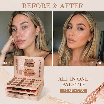 📚 5-TIER “BOOK-STYLE” ALL-IN-ONE MAKEUP PALETTE (67 SHADES) 💄✨