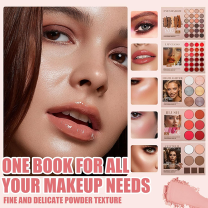 📚 5-TIER “BOOK-STYLE” ALL-IN-ONE MAKEUP PALETTE (67 SHADES) 💄✨