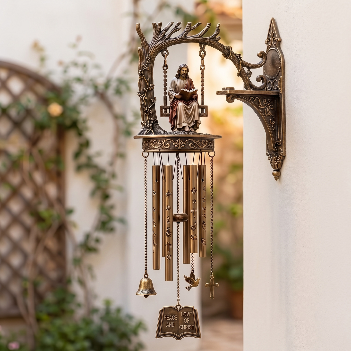 "Divine Harmony" Faith-Inspired Wind Chime