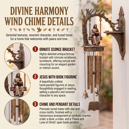 "Divine Harmony" Faith-Inspired Wind Chime