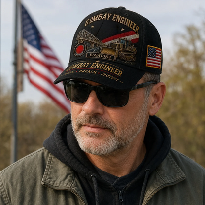 🏰U.S.  Engineer Career Commemorative Cap