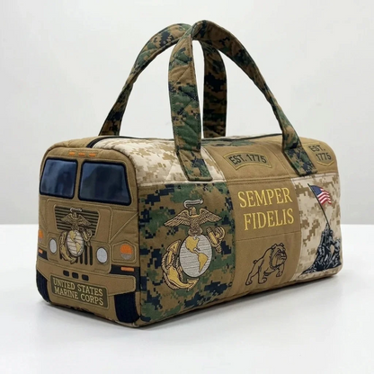 100% Handmade Marine Corps Bag(𝐌𝐢𝐜𝐡𝐚𝐞𝐥 𝐊𝐞𝐧𝐭 𝐇𝐚𝐧𝐝𝐦𝐚𝐝𝐞®)