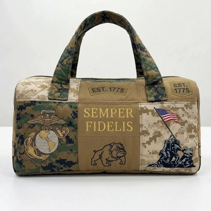 100% Handmade Marine Corps Bag(𝐌𝐢𝐜𝐡𝐚𝐞𝐥 𝐊𝐞𝐧𝐭 𝐇𝐚𝐧𝐝𝐦𝐚𝐝𝐞®)