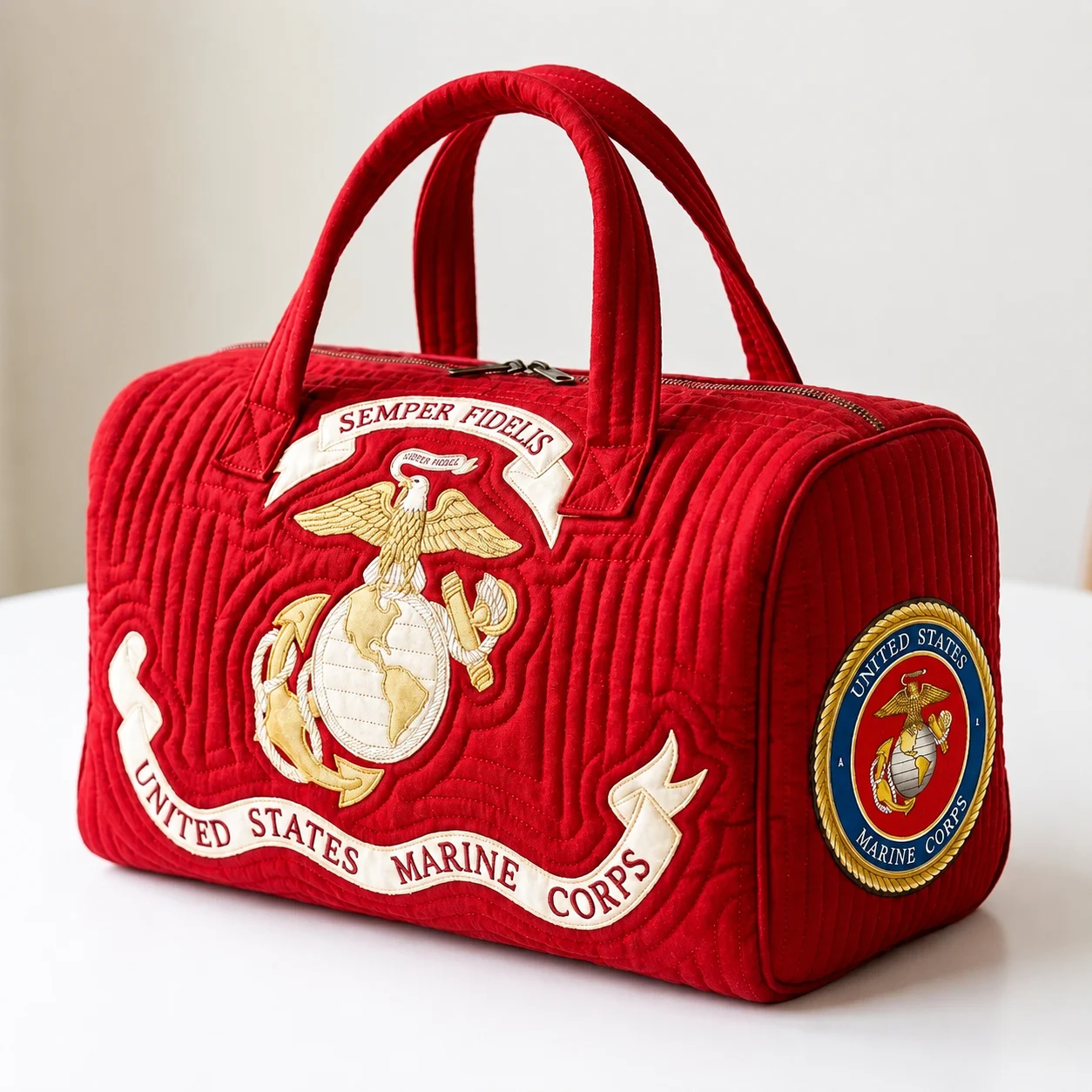 100% Handmade Marine Corps Bag(𝐌𝐢𝐜𝐡𝐚𝐞𝐥 𝐊𝐞𝐧𝐭 𝐇𝐚𝐧𝐝𝐦𝐚𝐝𝐞®)