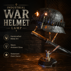 🪖 War Relic Vintage Helmet Table Lamp