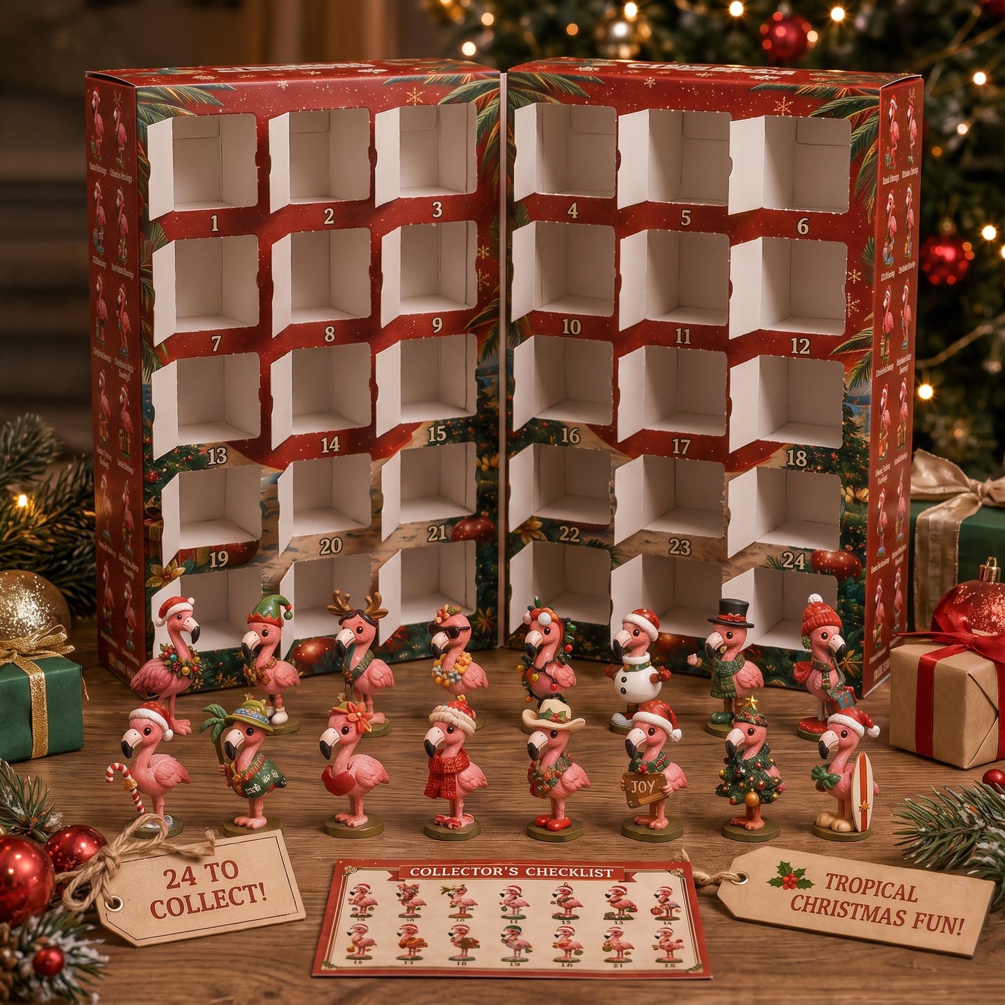 🦩 2026 Christmas Flamingo Advent Calendar– Every Day Brings New Surprises 🎄✨