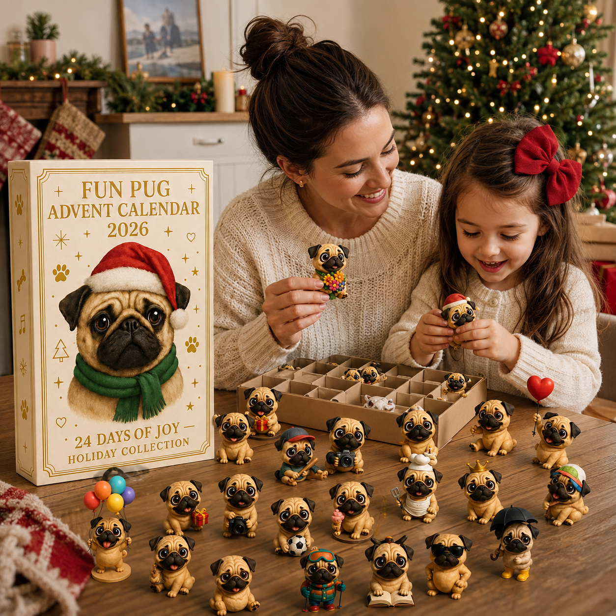 2026 Fun Pug Advent Calendar🎄🐶