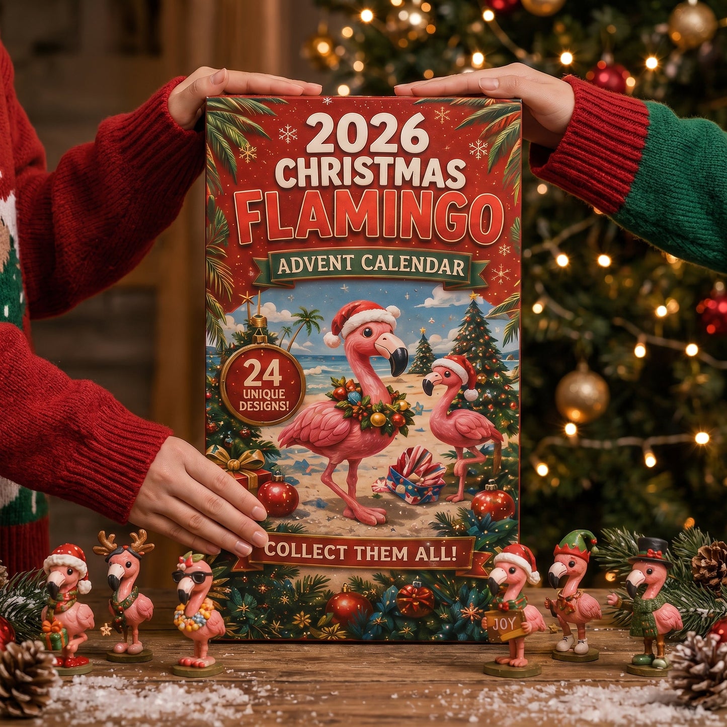 🦩 2026 Christmas Flamingo Advent Calendar– Every Day Brings New Surprises 🎄✨