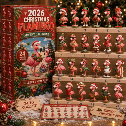 🦩 2026 Christmas Flamingo Advent Calendar– Every Day Brings New Surprises 🎄✨