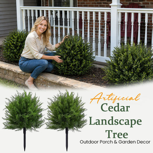 Artificial Cedar Landscape Tree – Outdoor Porch & Garden Decor