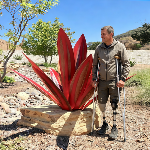 🌵Eternal Agave Handcrafted Metal Garden🏡