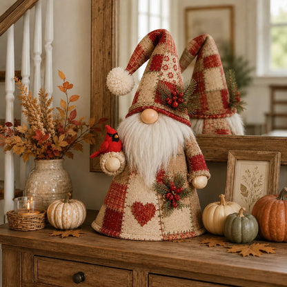 ⭐HOT SALE 49% OFF – 🐦 Patchwork Bird Gnome Light Collection