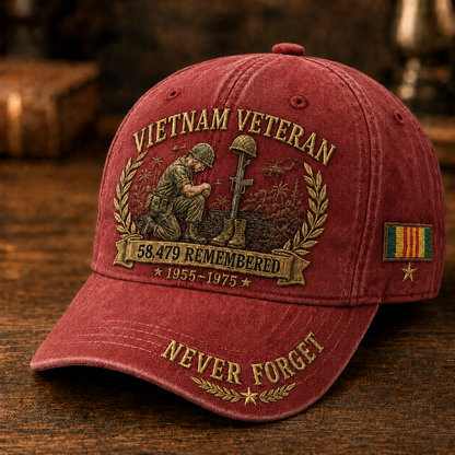 🎁Vietnam Veteran 58,479 Remembered Cap