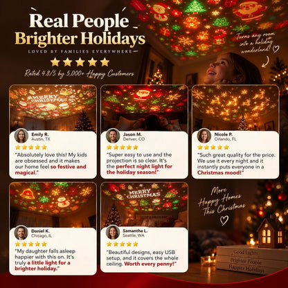 🔥Last Day 50% OFF 🔥 Magical Christmas Tree USB Projector Light – Festive Holiday Atmosphere Lamp