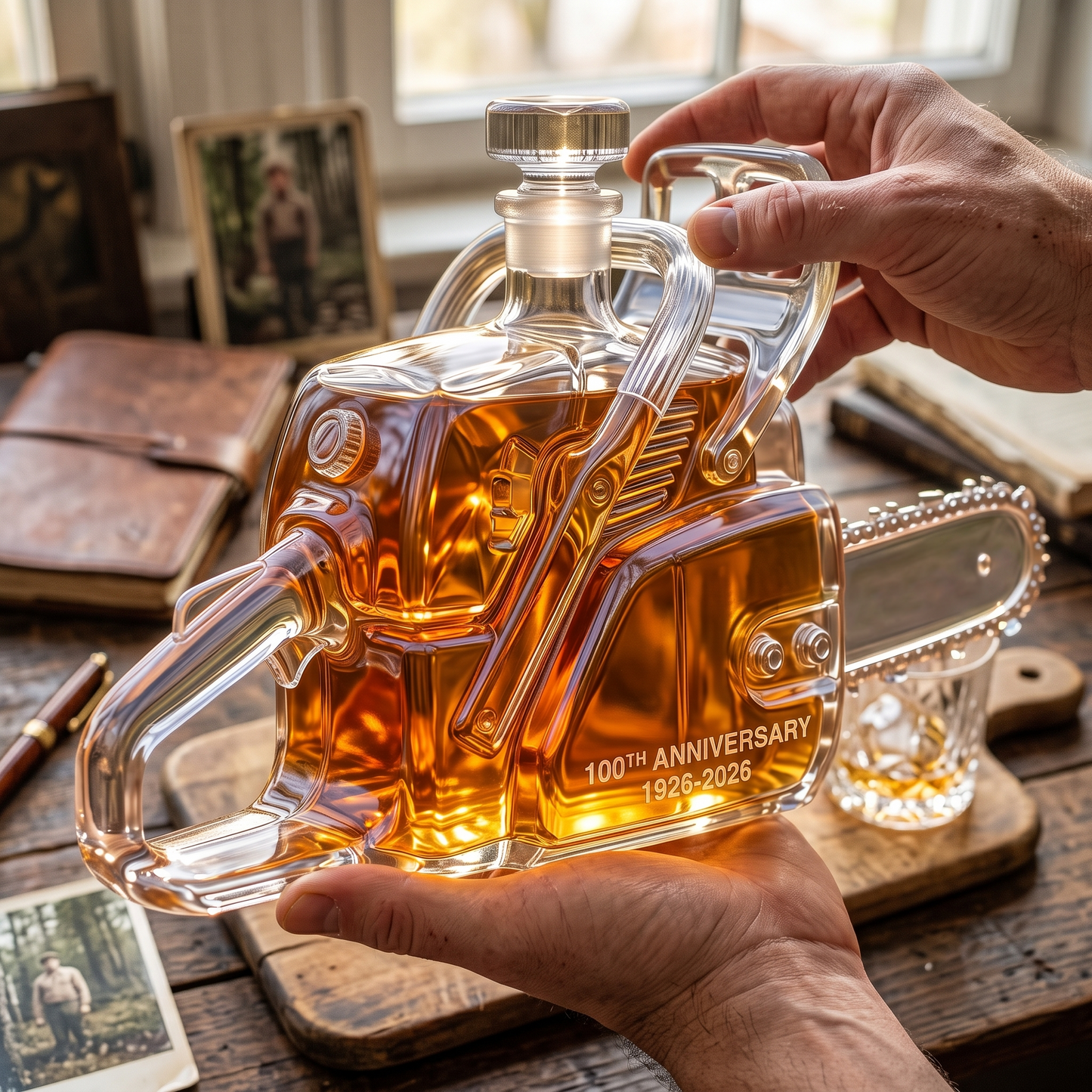 100th Anniversary Whiskey Bottle