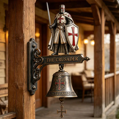 ⚔️ Crusader Knight Wall Mounted Door Bell🛡️