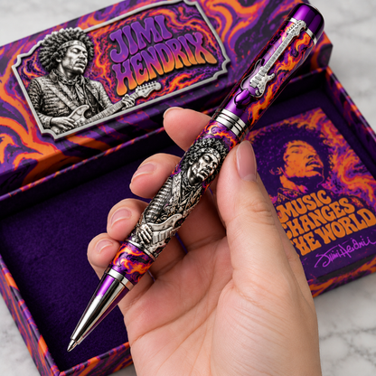 Vintage Rock Legend Relief Signature Pen Set
